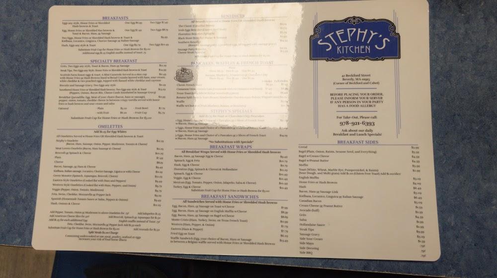 Stephy's Kitchen Menu image 2