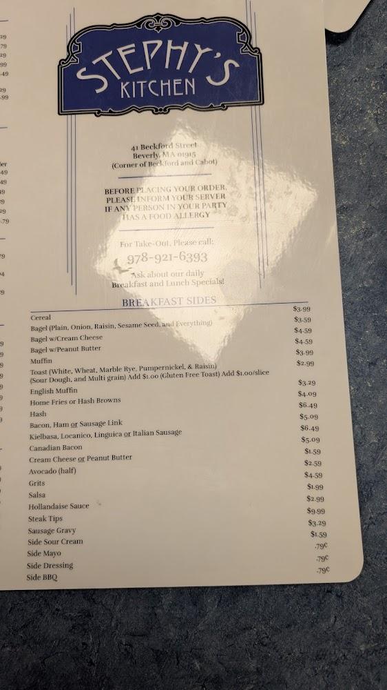 Stephy's Kitchen Menu image 4